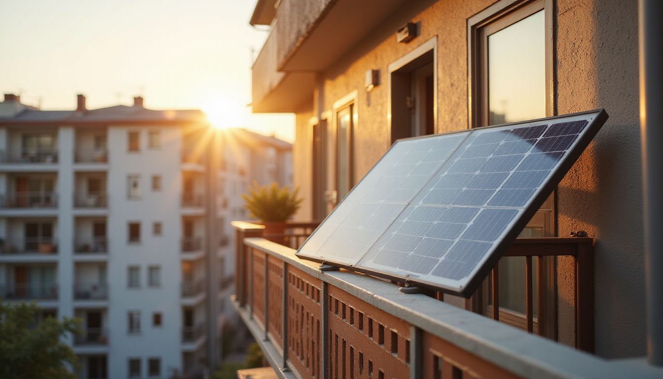 Solarstrom vom Balkon und Energiesparen: Doppelter Nutzen für Mieter