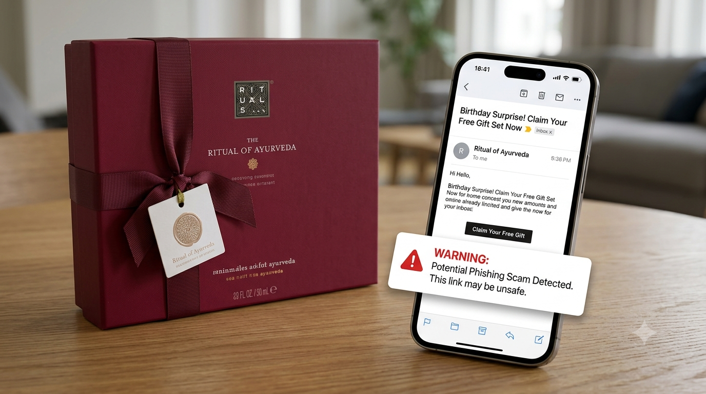 Geburtstags-Mail von Rituals? Achtung vor Abo-Falle