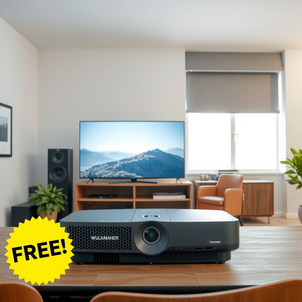 Entdecke 4K-Beamer mit integriertem Streaming für ein Heimkino-Erlebnis