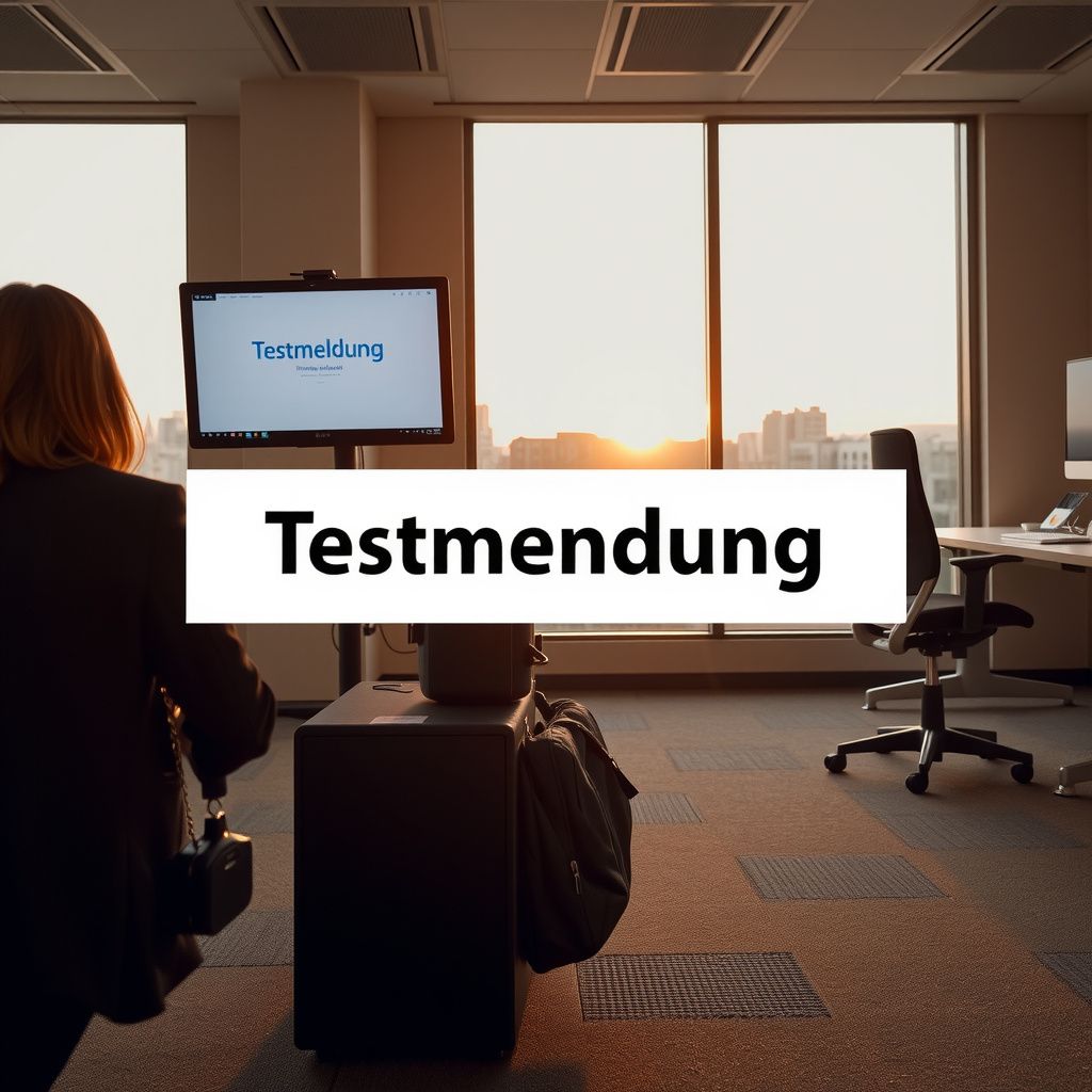 Wir testen unsere Systeme. Kurze Unterbrechungen möglich